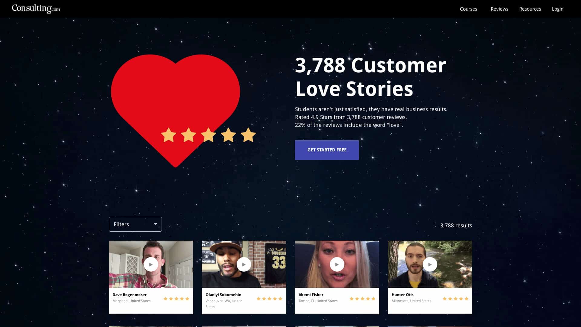 Autre exemple de preuve sociale avec les avis vidéos