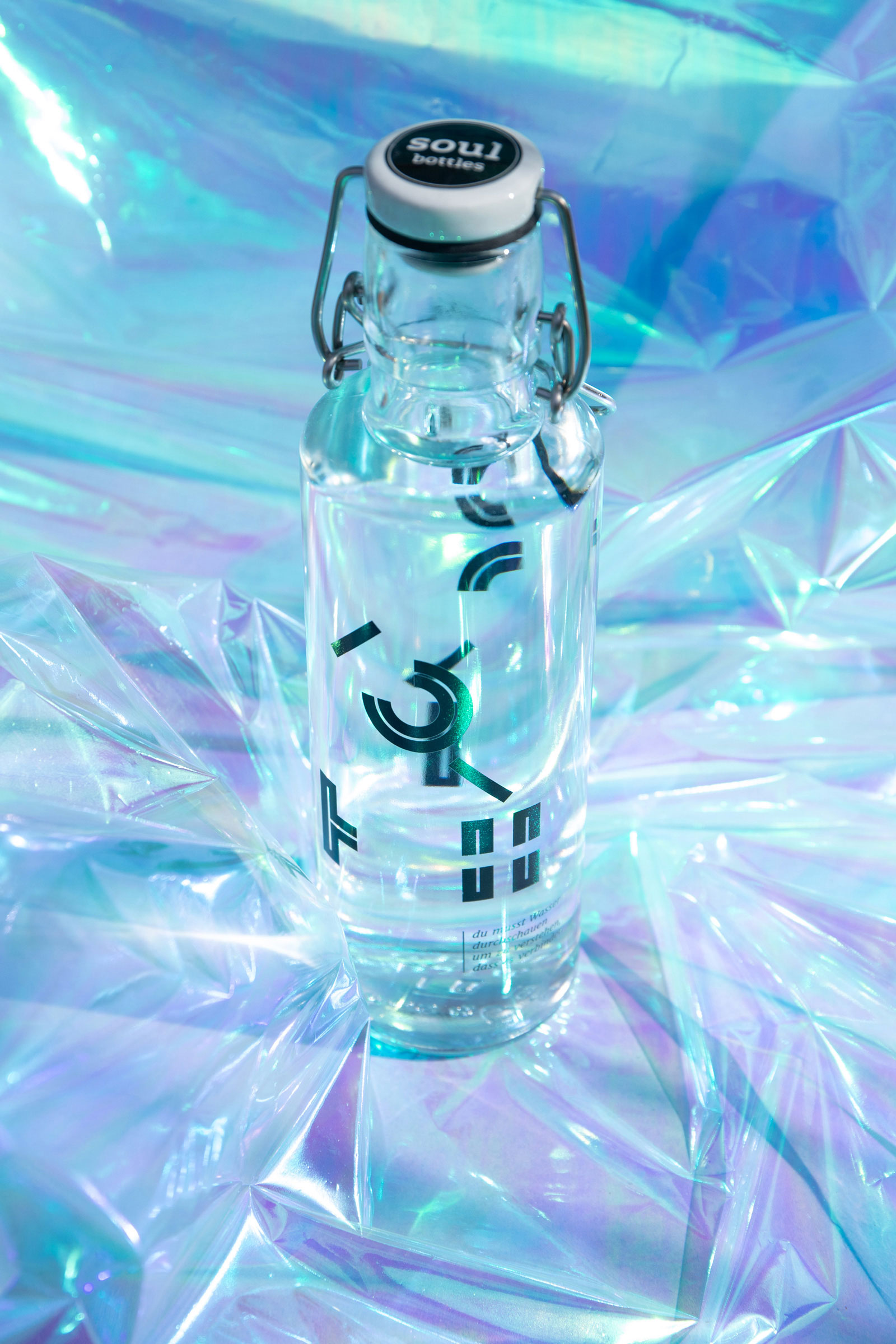 artistic photography of the bottle