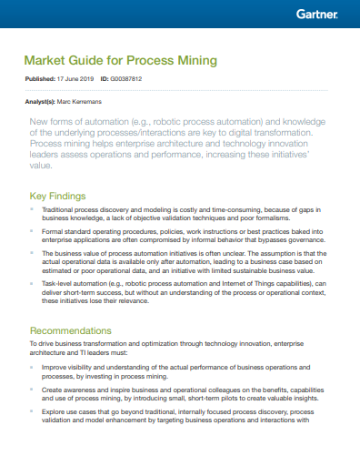 Market Guide for Process Mining TechContentHub