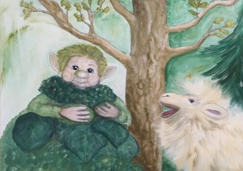 Der kleine grüne Kobolt und Zottelbille