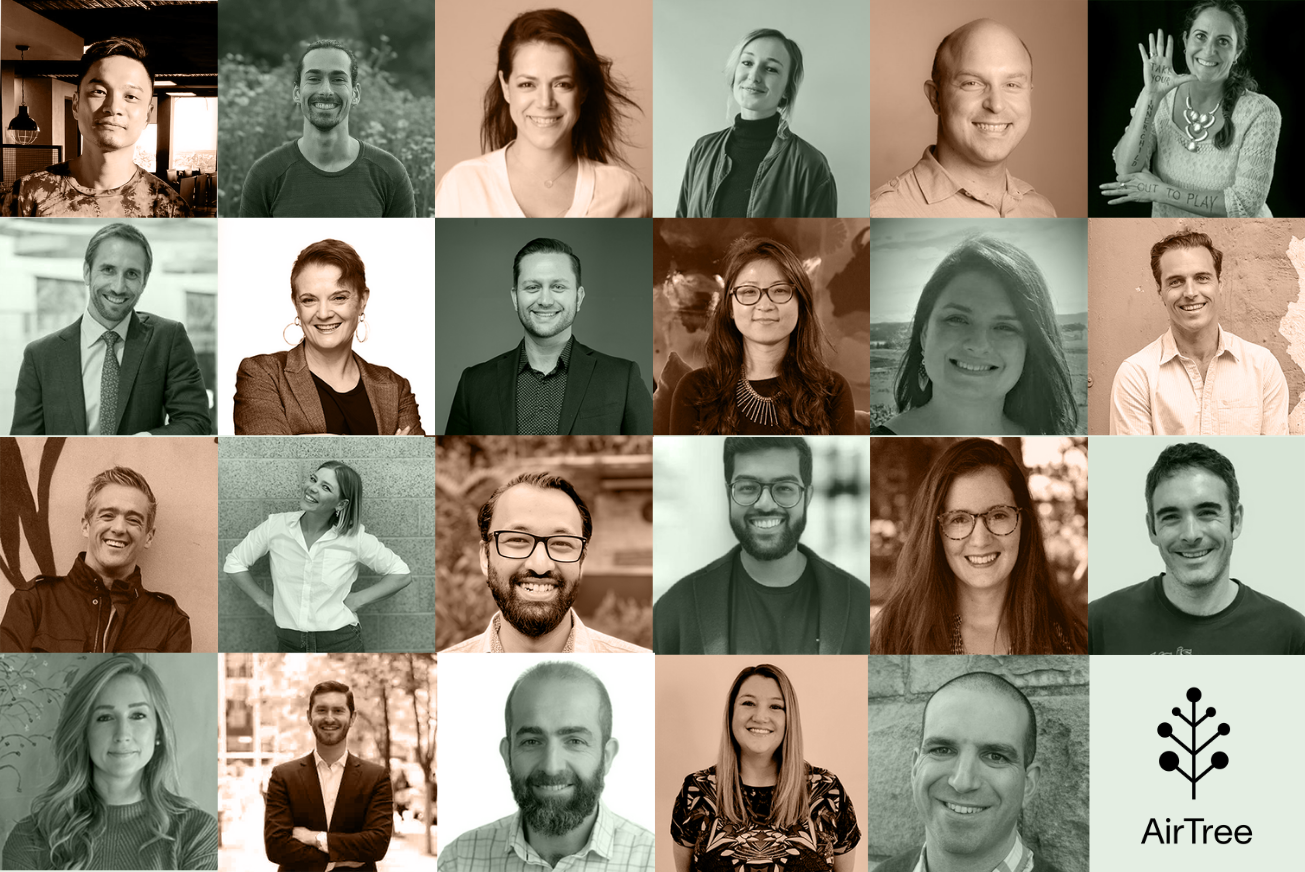 Faces of all the second cohort of AirTree Explorers