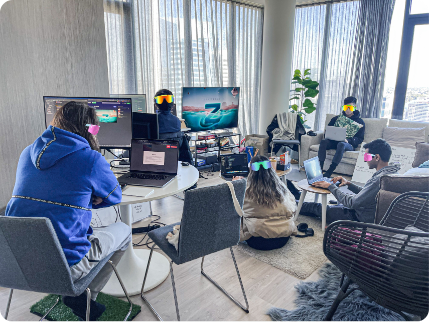 The humble beginnings of the Zeta "office"