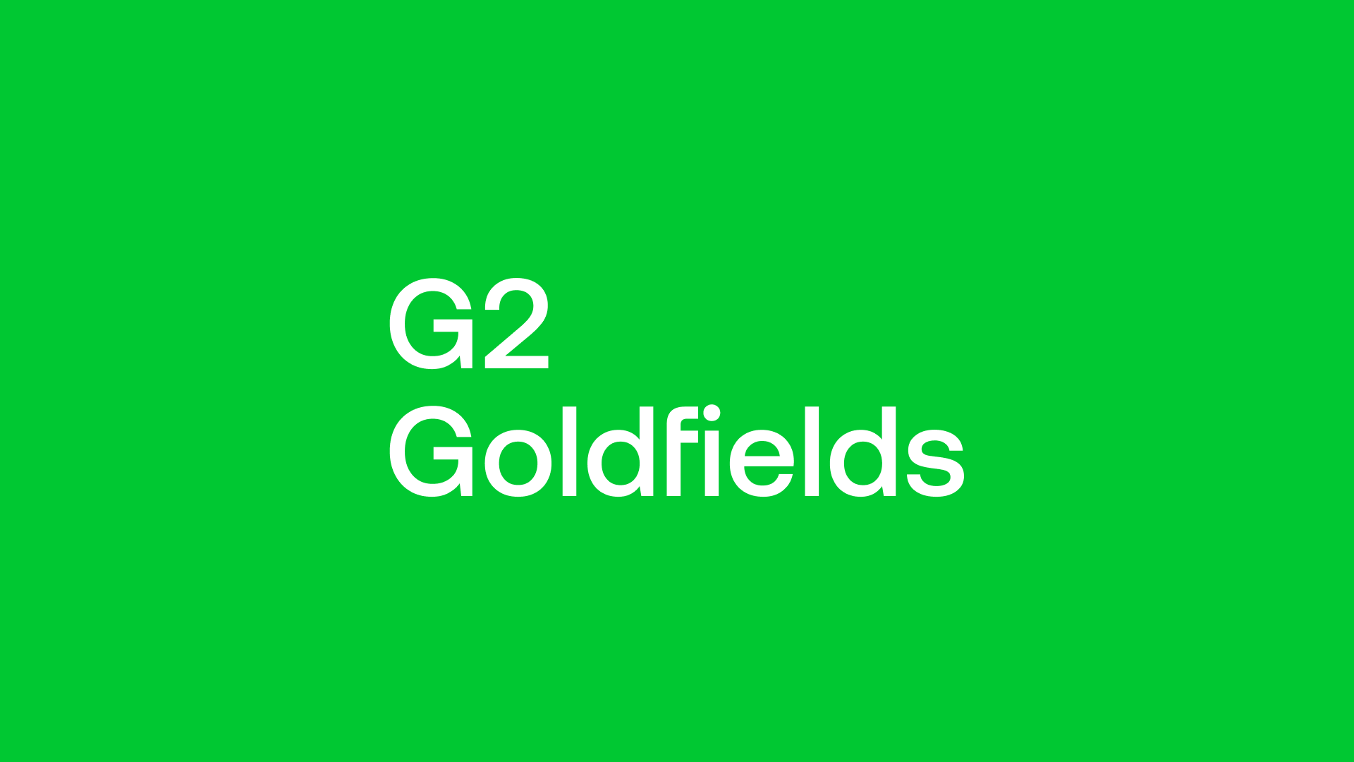 G2 Goldfields (GTWO) - Guyana Gold District Scale Exploration