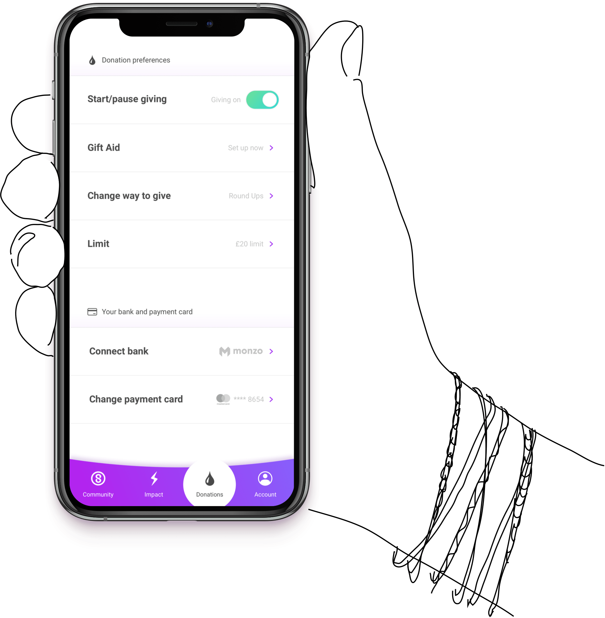 Control dashboard