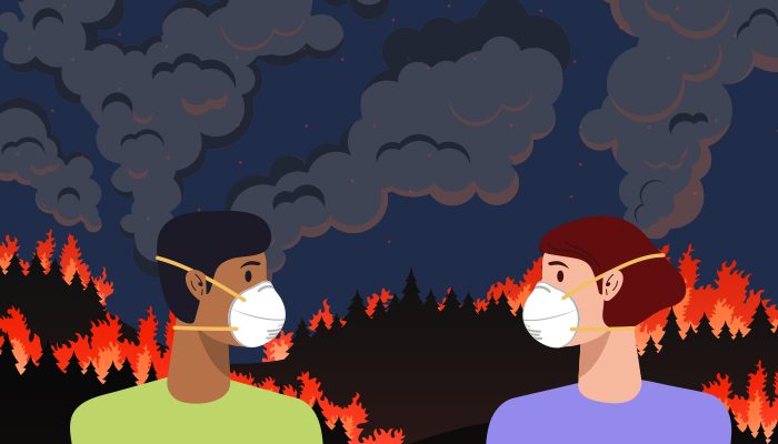 Covid mask illustration