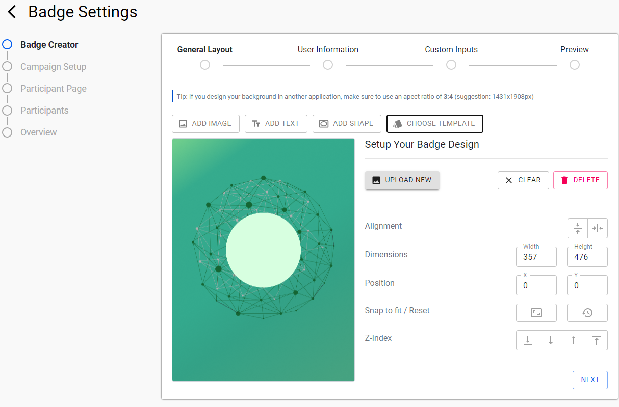 Design a Badge with Virtualbadge.io (the 3 steps to successfully create
