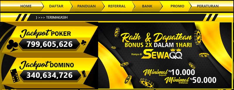 Situs judi qq pkv games deposit pulsa 10.000 ini tentunya menyediakan bonus-bonus yang tidak situs lain berikan.