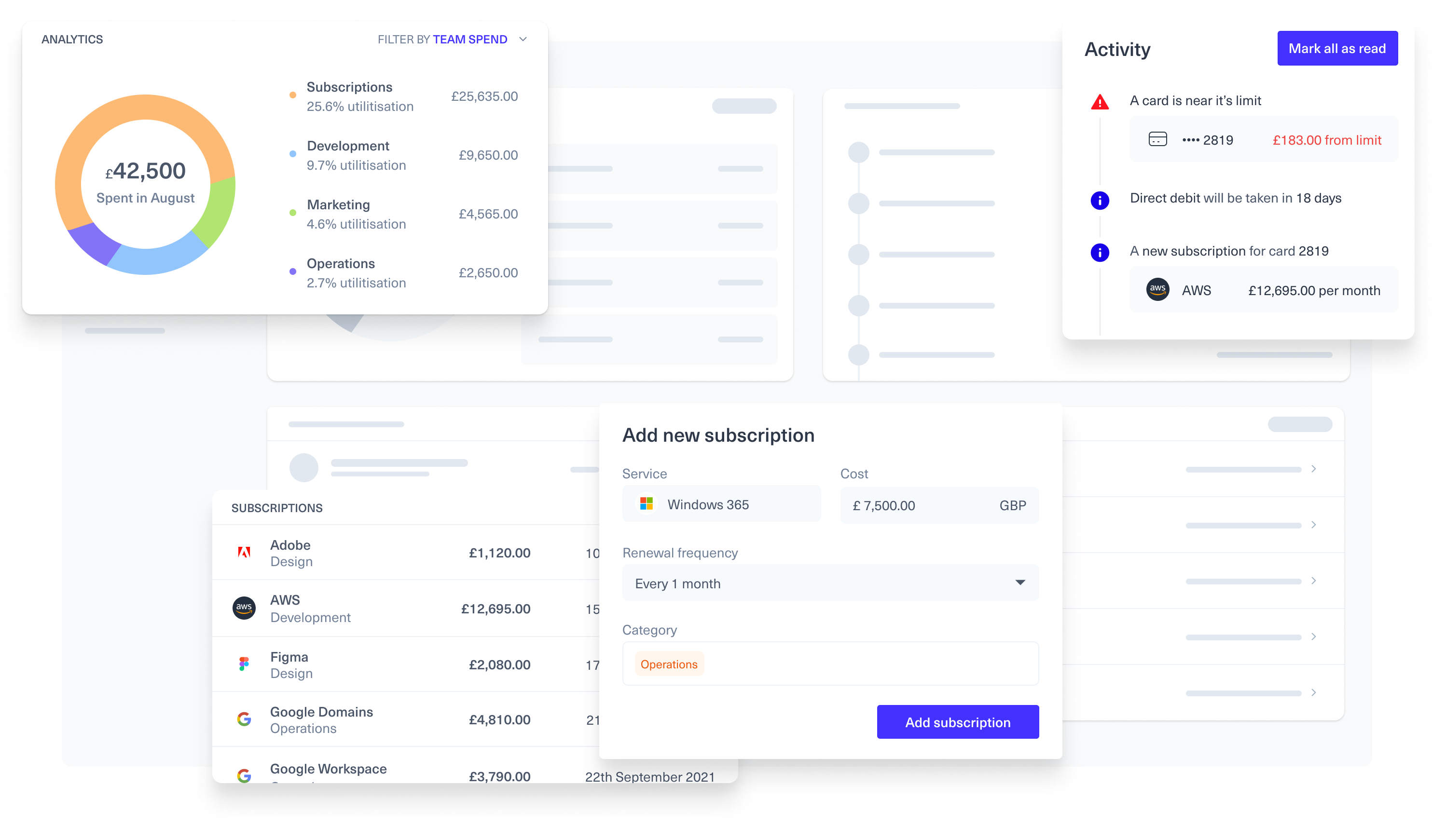 Numarqe's expert platform for spend management