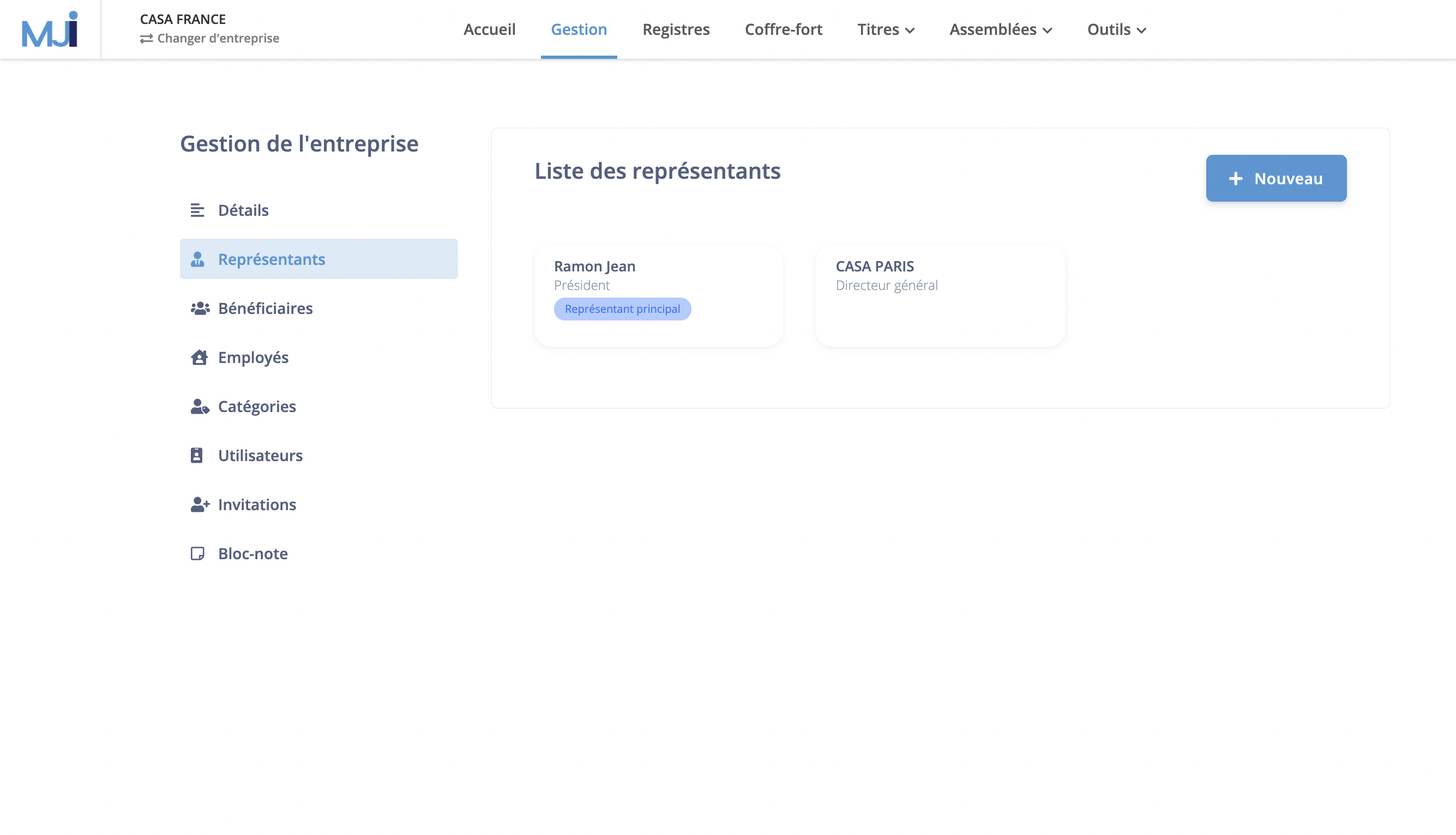 Illustration guide d’utilisation solution MonJuridique.infogreffe