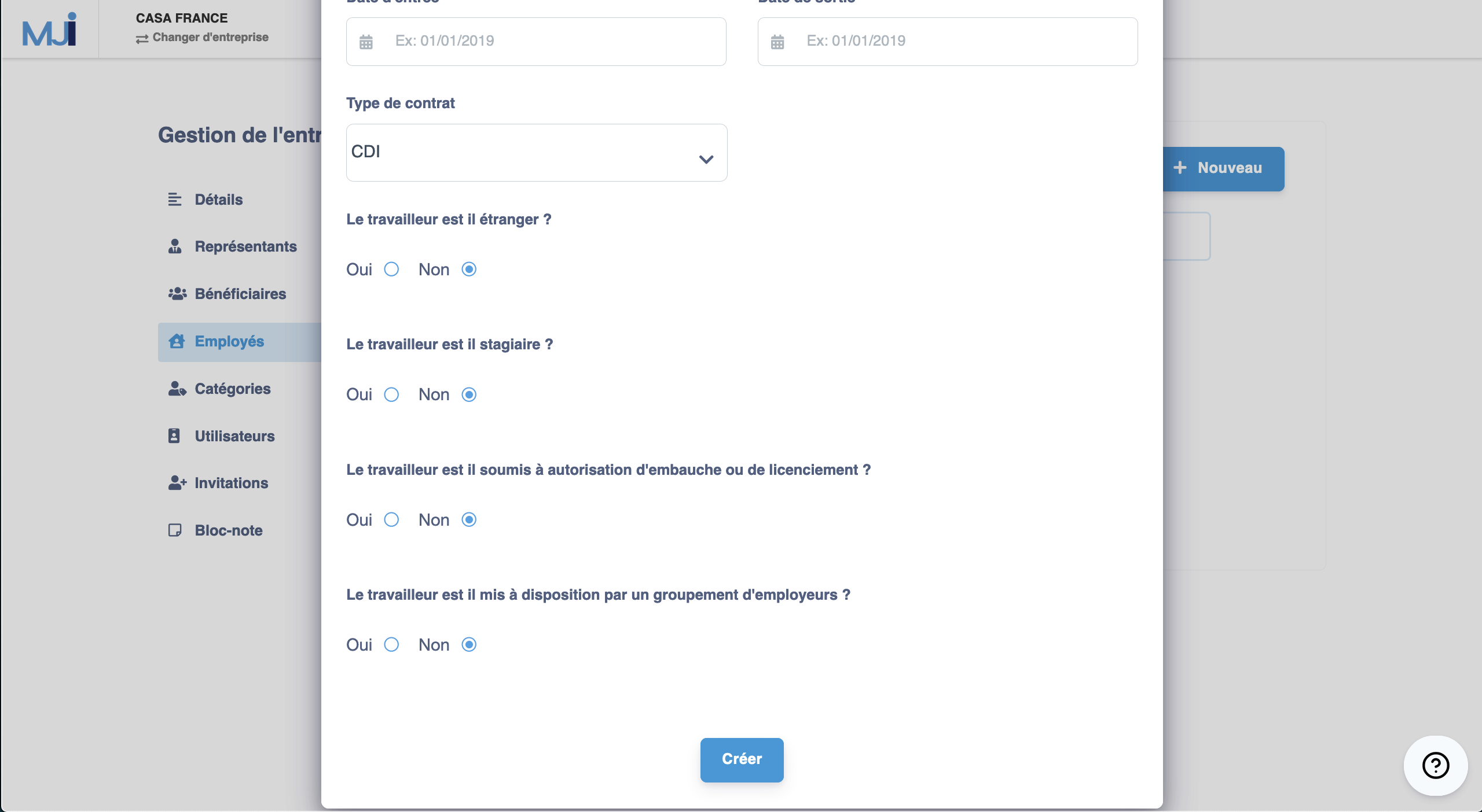 Illustration guide d’utilisation solution MonJuridique.infogreffe