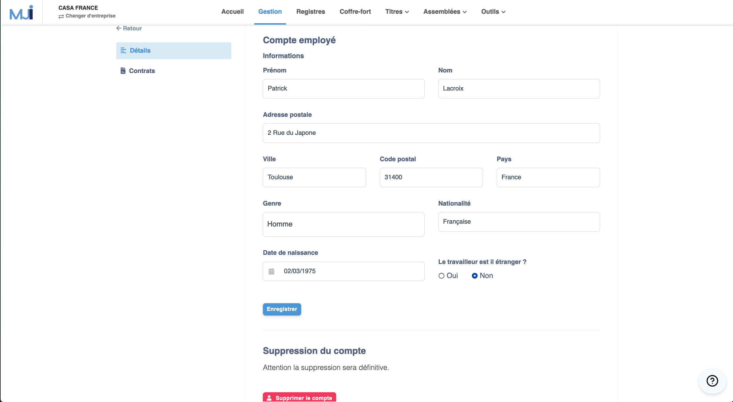 Illustration guide d’utilisation solution MonJuridique.infogreffe