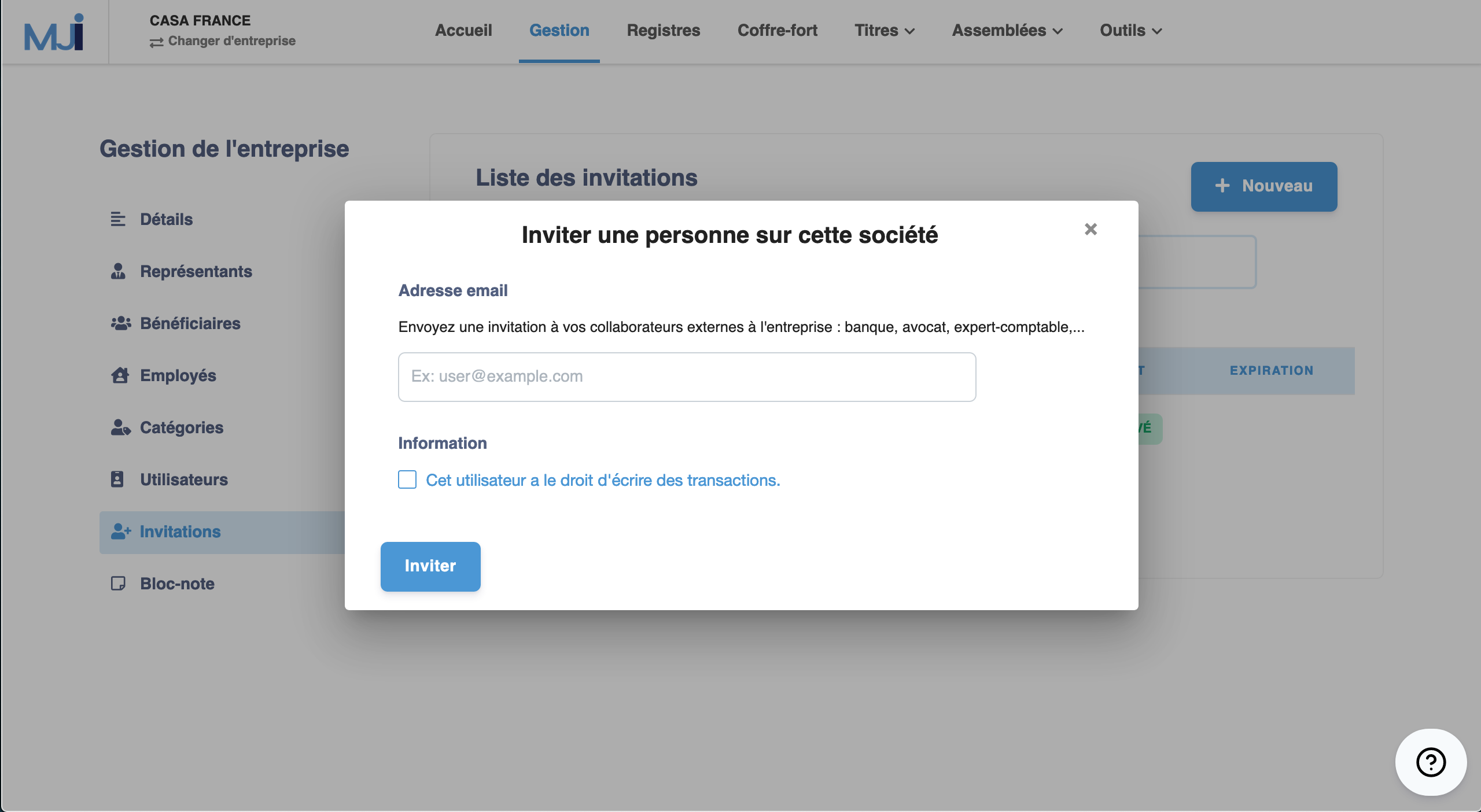 Illustration guide d’utilisation solution MonJuridique.infogreffe