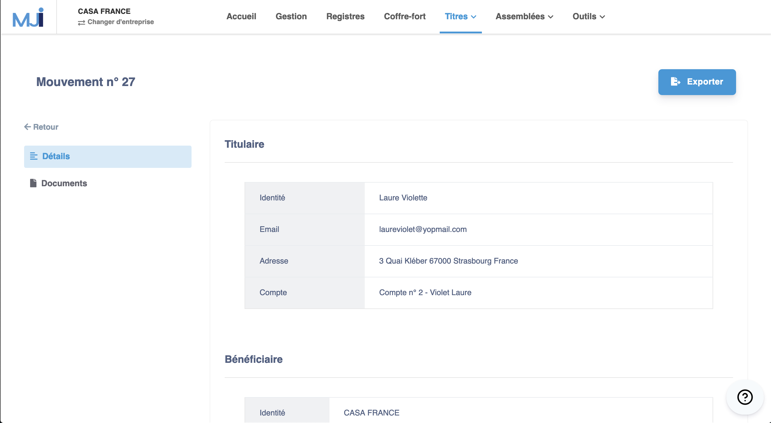 Illustration guide d’utilisation solution MonJuridique.infogreffe