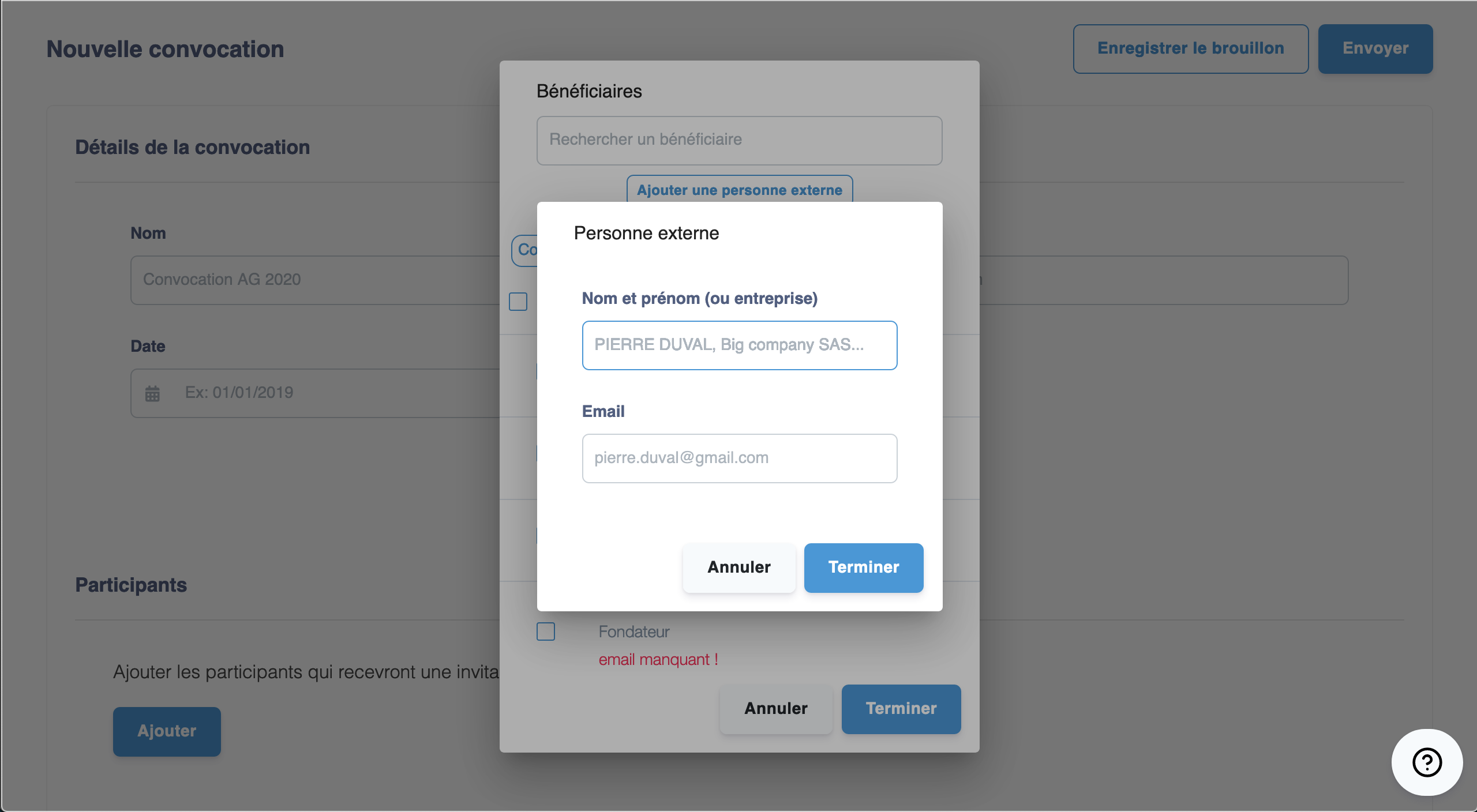 Illustration guide d’utilisation solution MonJuridique.infogreffe