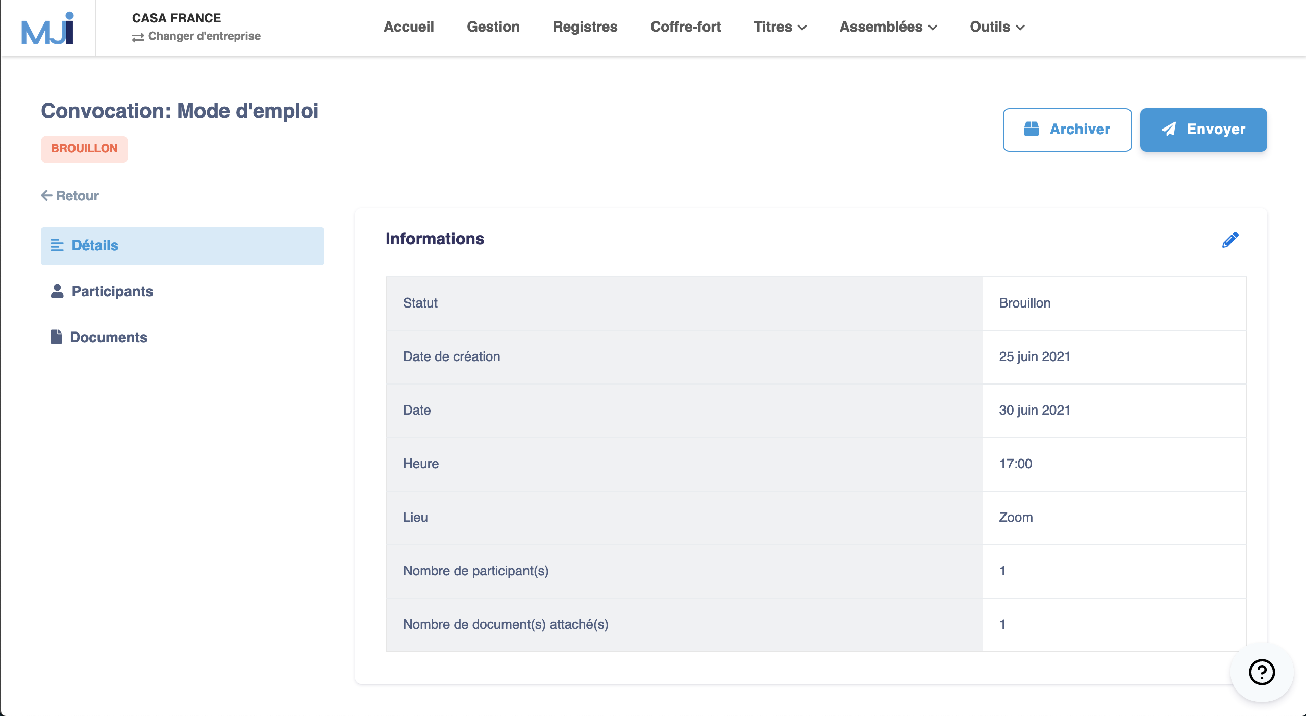 Illustration guide d’utilisation solution MonJuridique.infogreffe