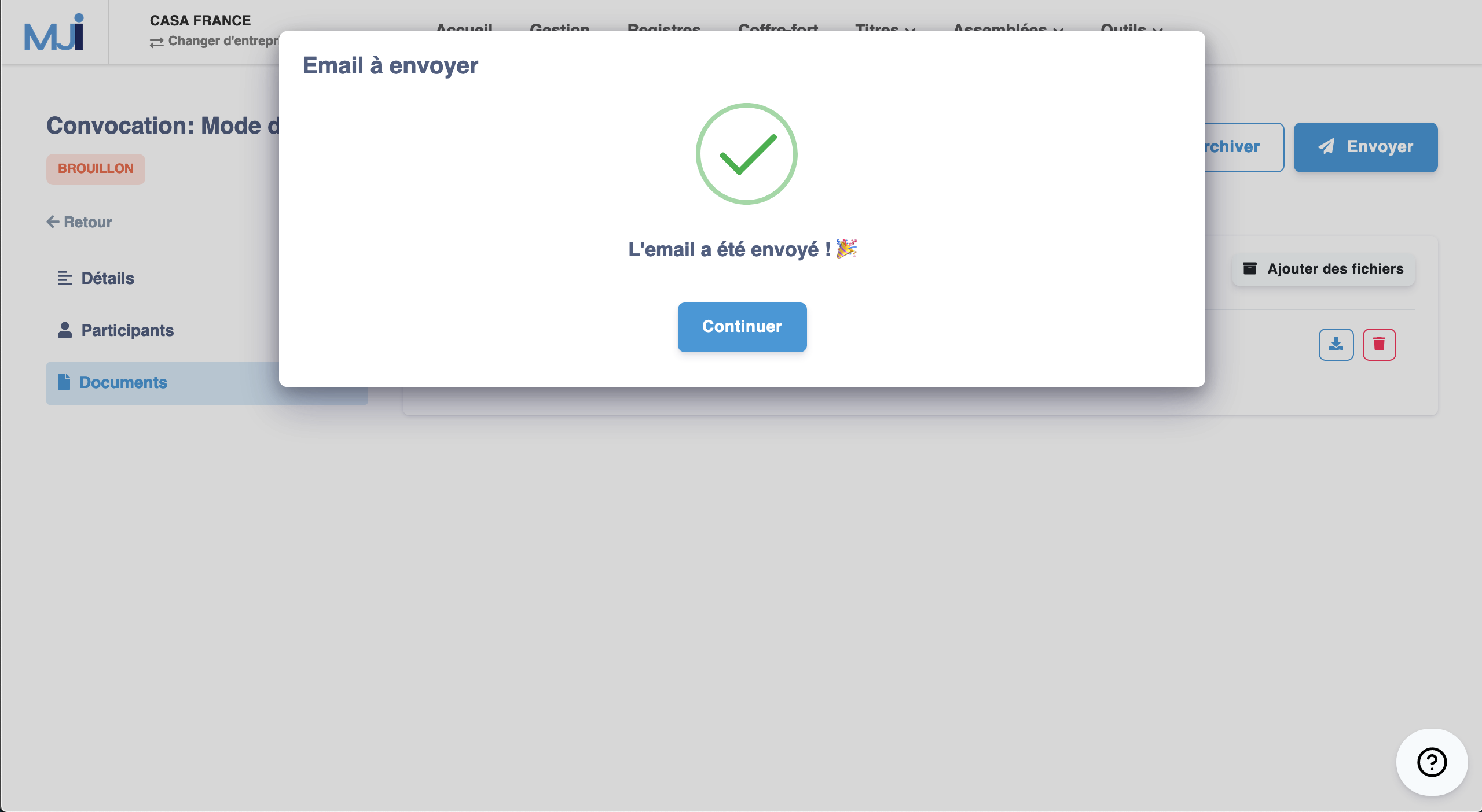 Illustration guide d’utilisation solution MonJuridique.infogreffe