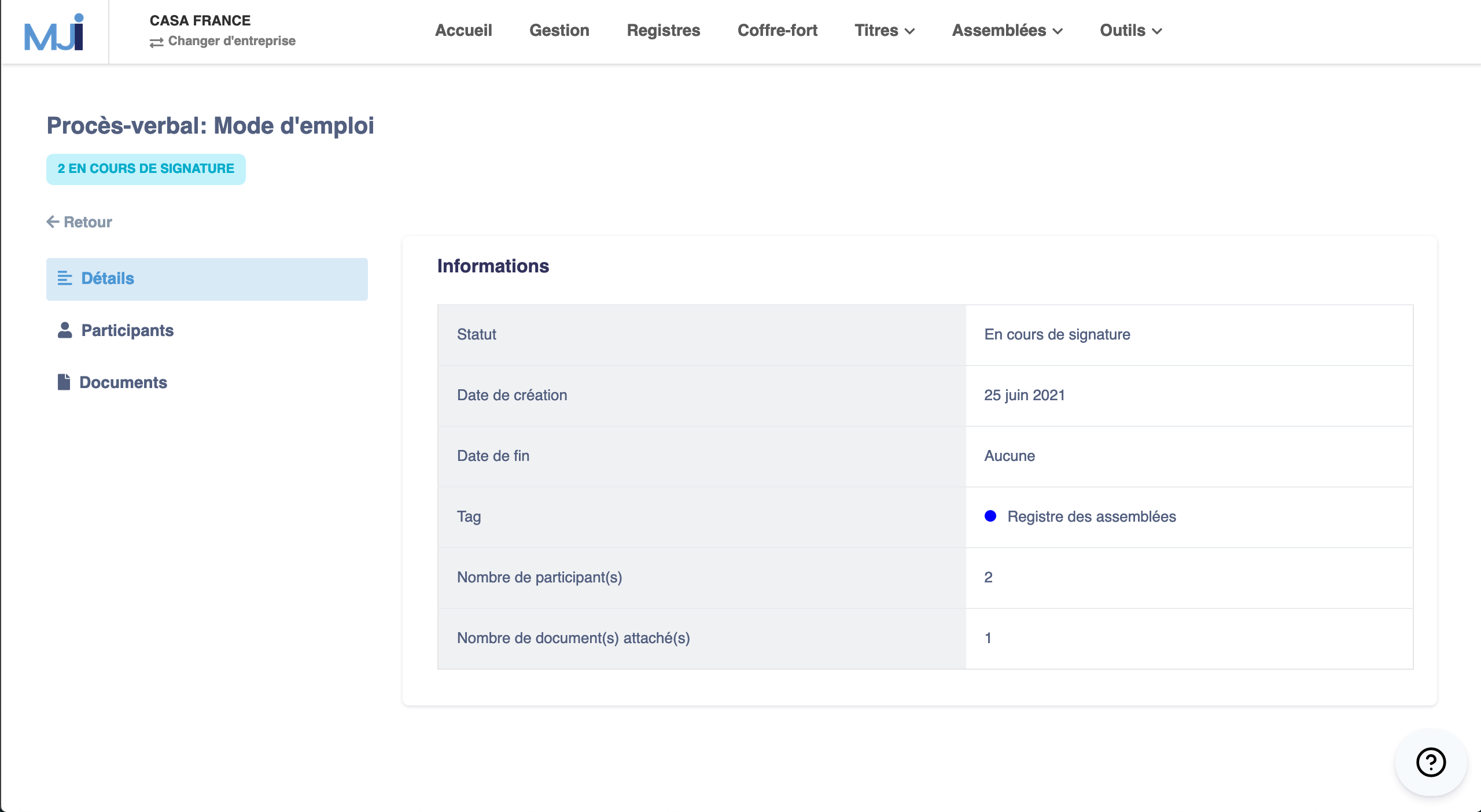 Illustration guide d’utilisation solution MonJuridique.infogreffe
