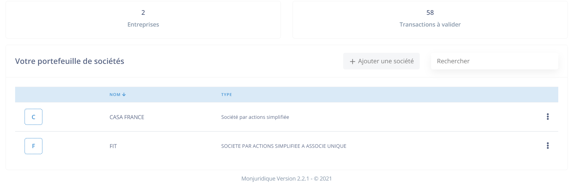 Illustration guide d’utilisation solution MonJuridique.infogreffe
