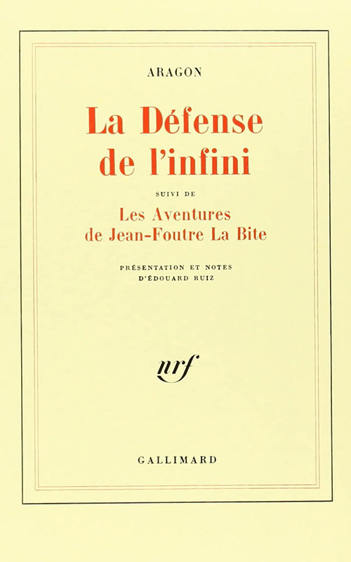 La Défense de l’infini (Aragon, 1928)