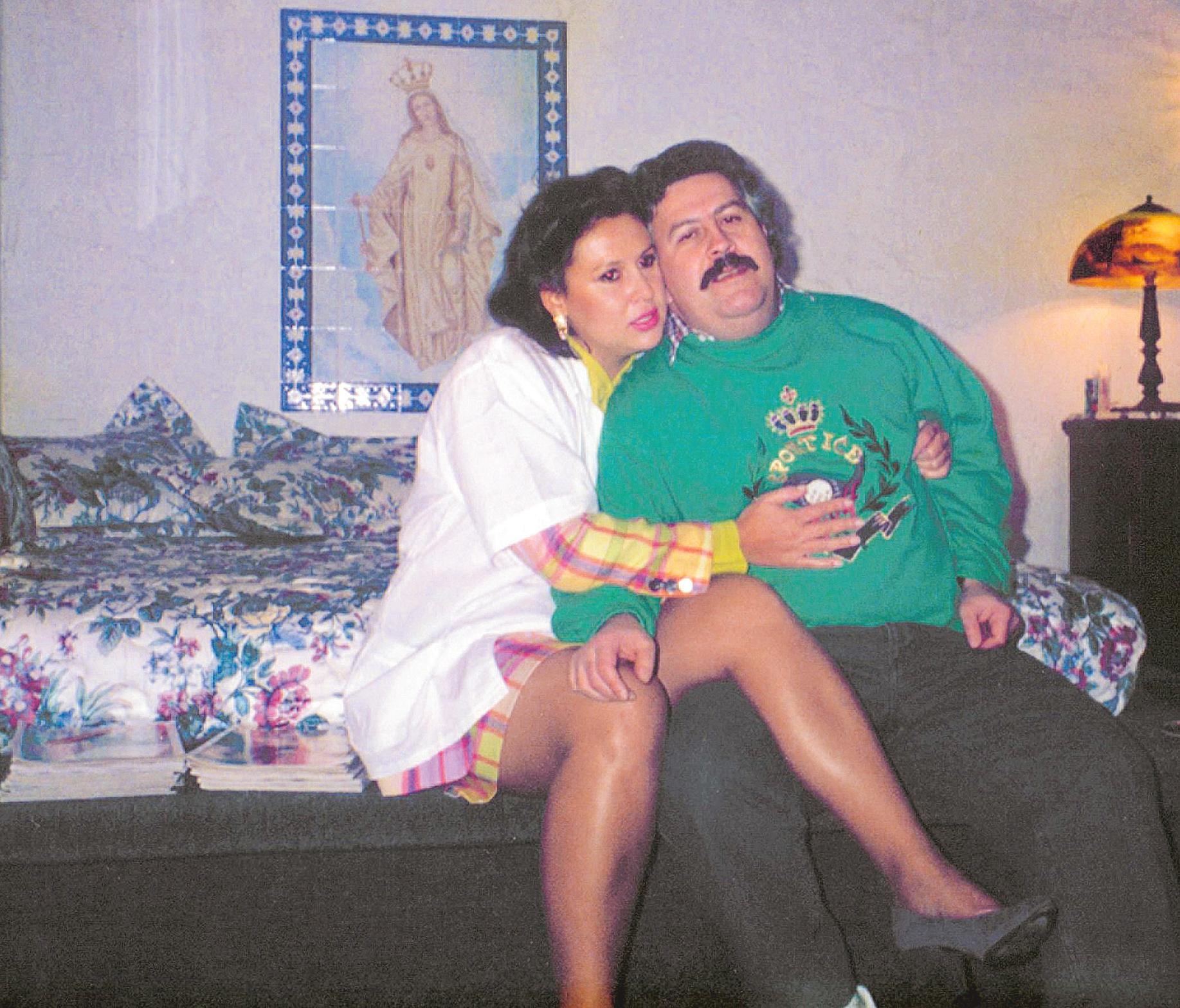 Pablo Escobar y Victoria Eugenio