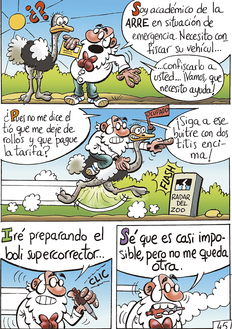 El profesor don Pardino contra los titis