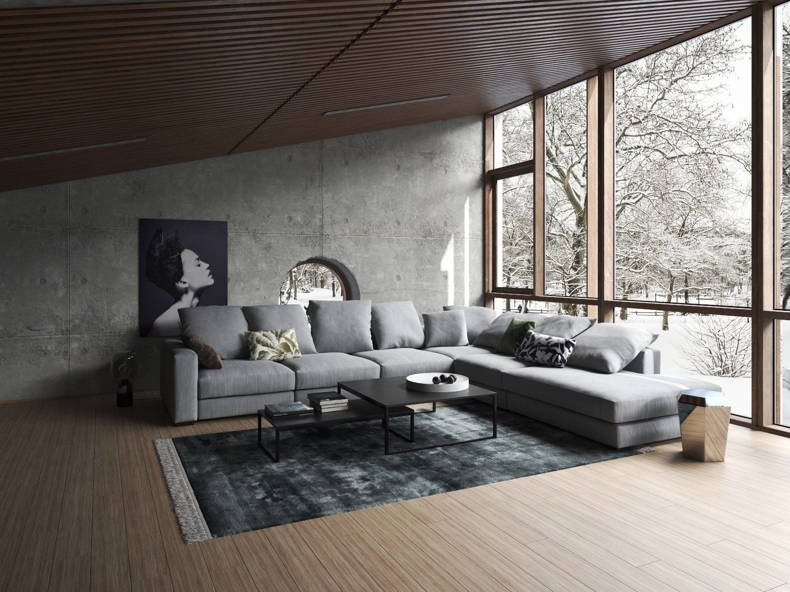 Cosy Industrial Living Room