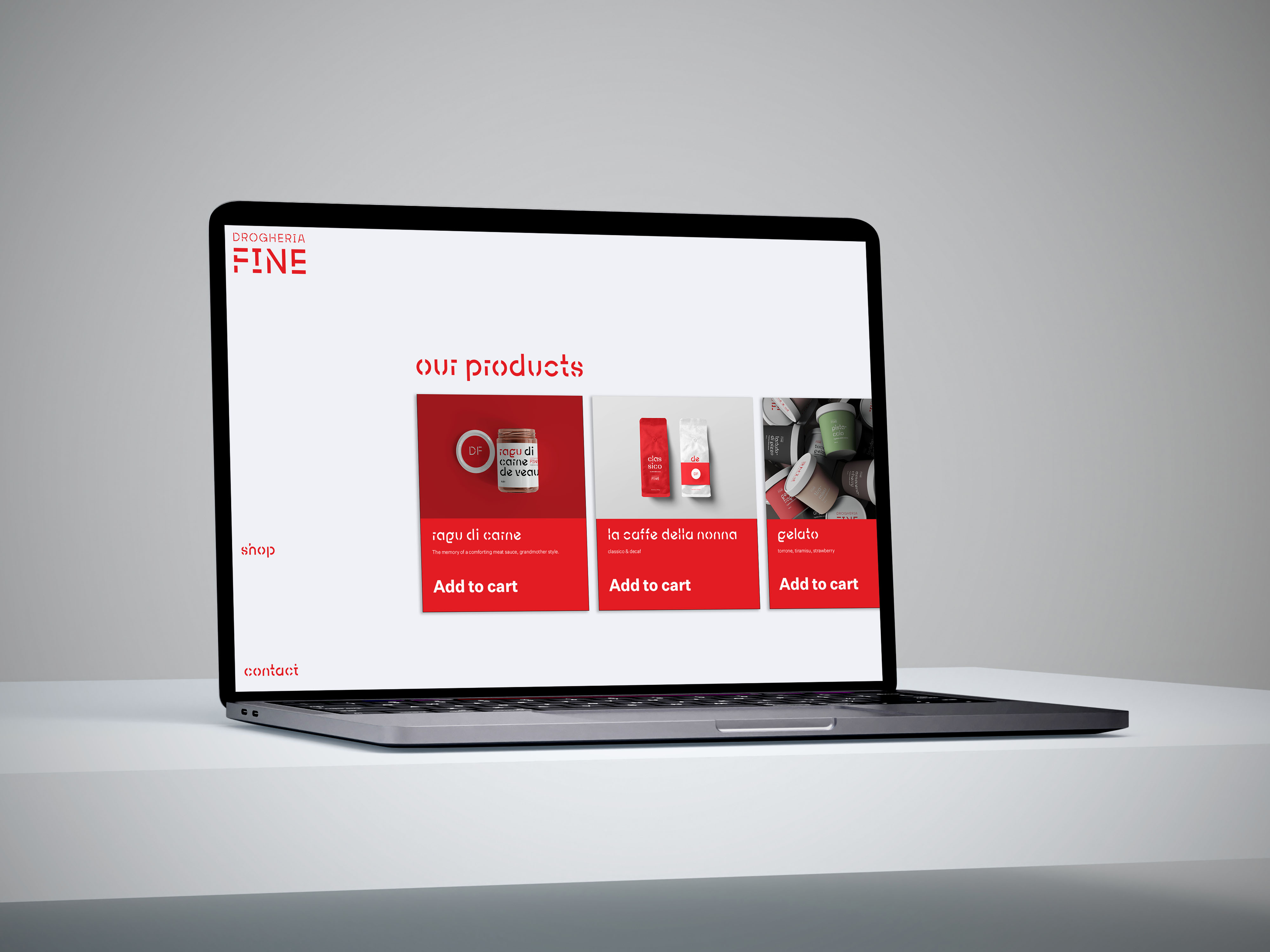 Drogheria Fine website