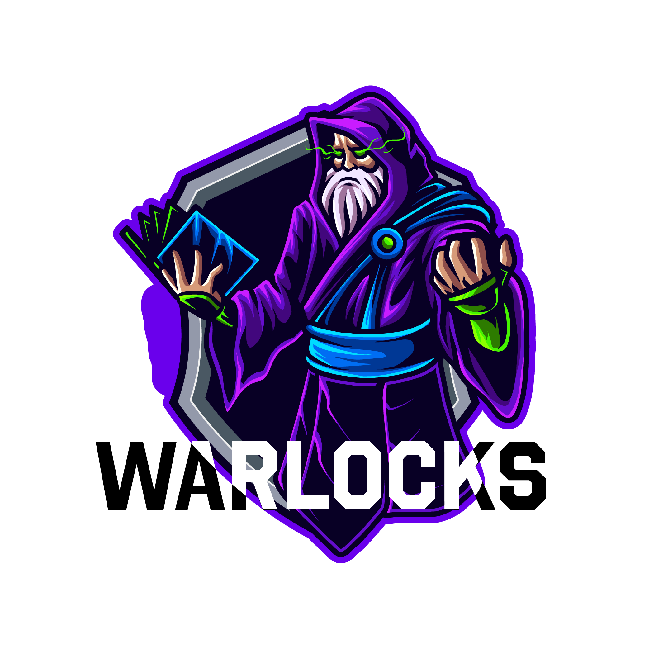 Warlocks Volleyball Graphic