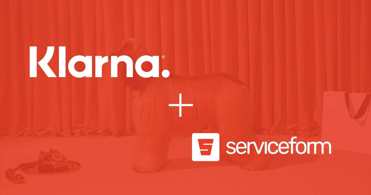 Create Klarna Payment Forms with Serviceform