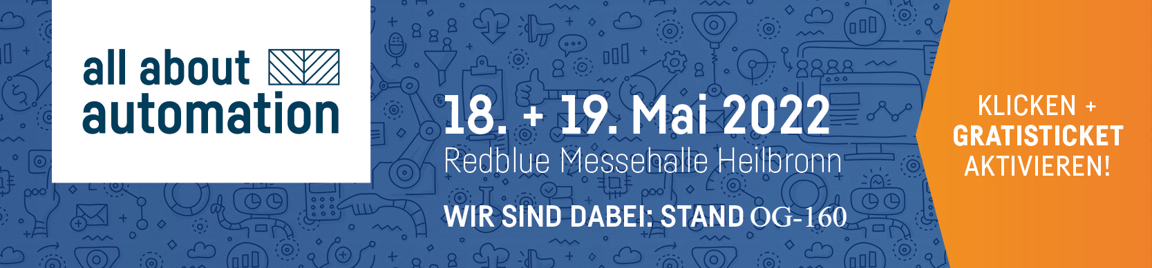 Wir begrüssen Sie gerne an der all about automation in Heilbronn!