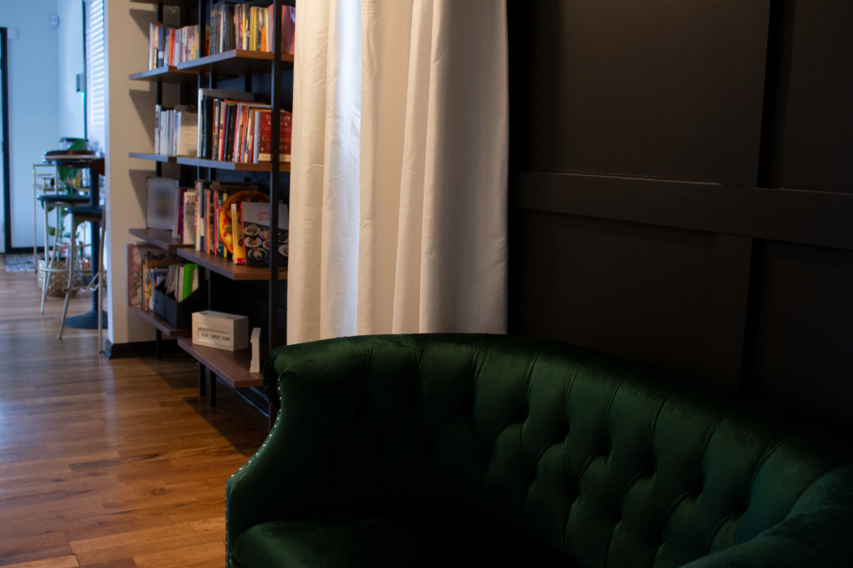 A picture of a reading nook