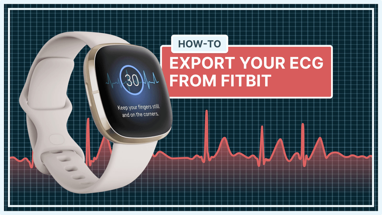How to Export Your ECG from Fitbit Qaly