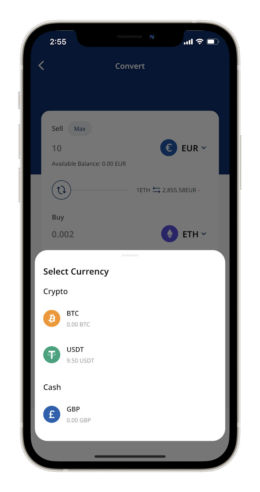Convert cash into crypto with Cabital