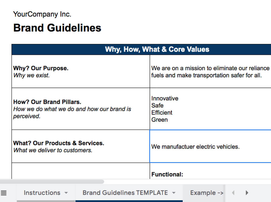 Brand Guidelines Template | Growth Business Templates