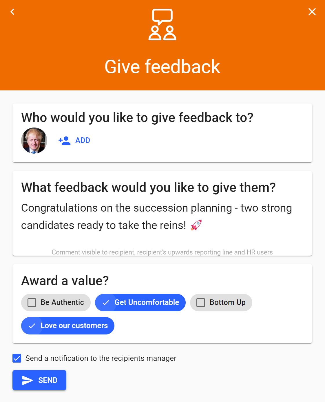 Crewmojo: Performance Feedback