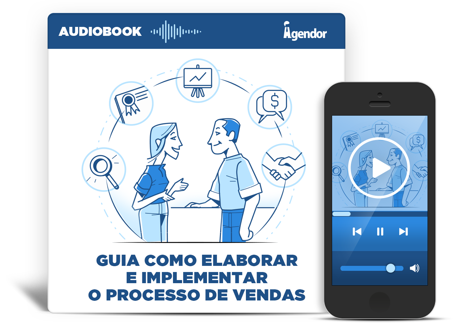 Audiobook "Como elaborar e implementar o processo de vendas"