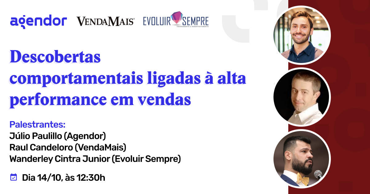 Webinar | Descobertas comportamentais ligadas a alta performance em vendas