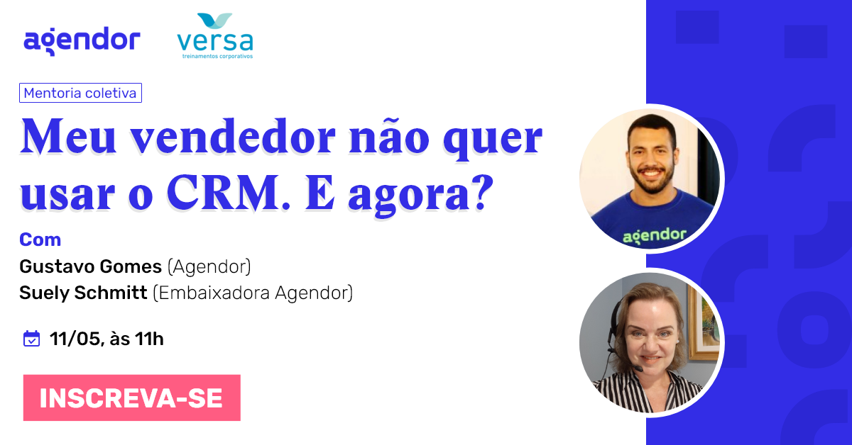 Meu vendedor não quer usar o CRM. E agora?