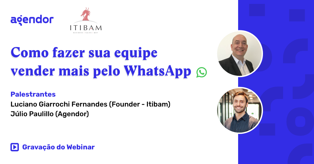 Webinar - Como fazer sua equipe vender mais pelo WhatsApp