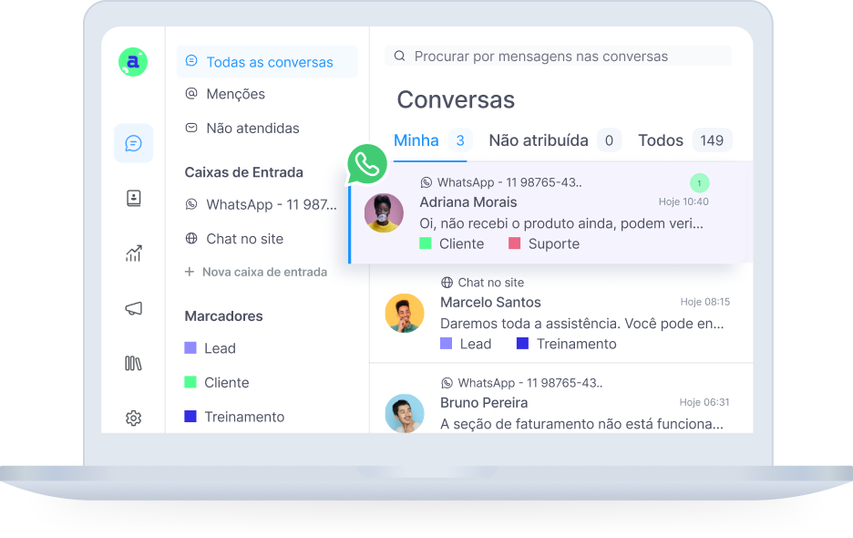 Agendor Chat | Novidades e melhorias na plataforma ⚡