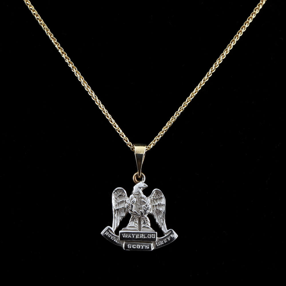 Scots Greys Gold Pendant