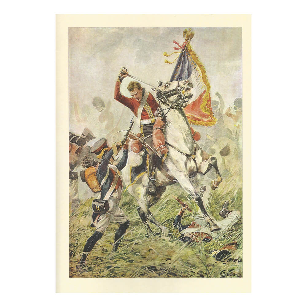 Capturing The Eagle At Waterloo Greetings Card
