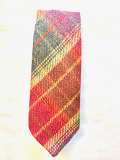 Red Islay Tweed Neck Tie