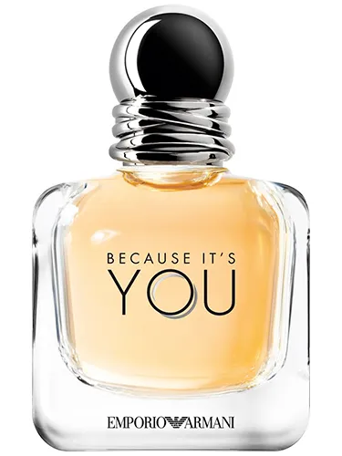 frasco de because it's you de giorgio armani