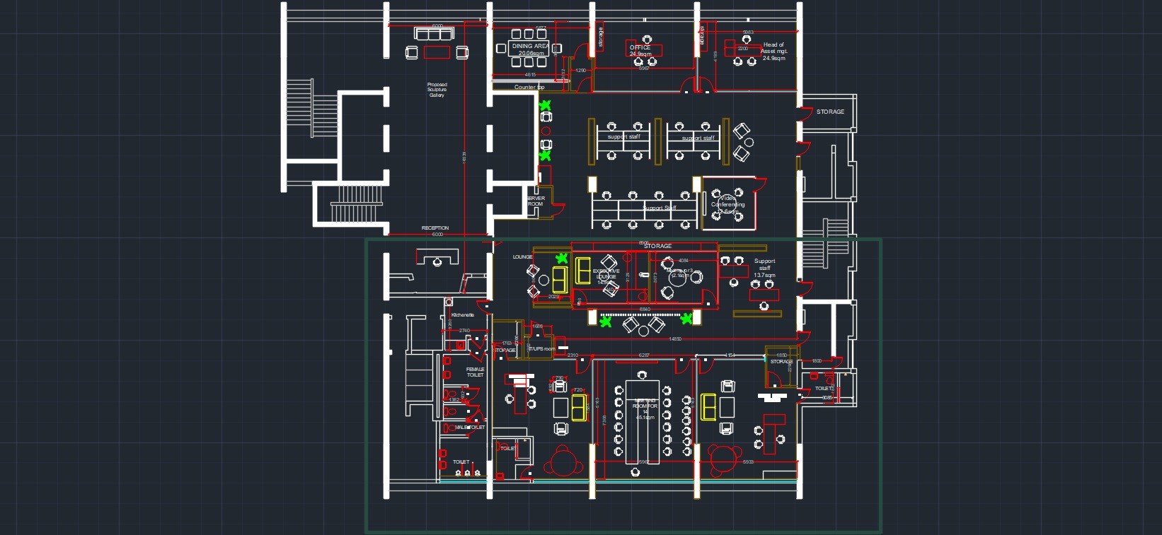 Typical 2D plan
