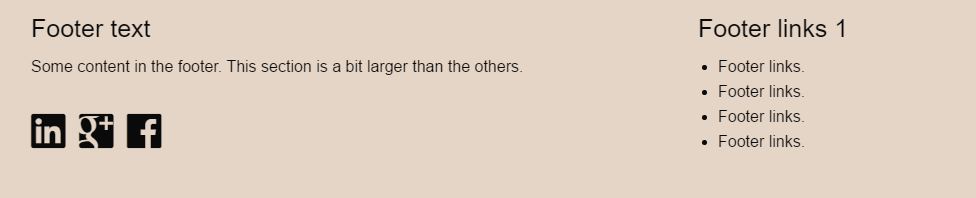 Footer 2 Parts