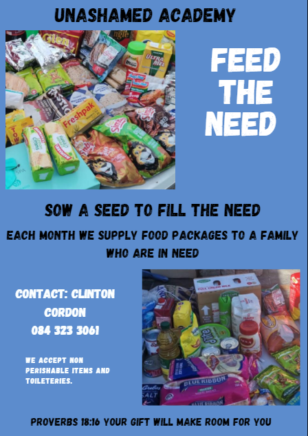 a poster of what Unashamed Academy does for families