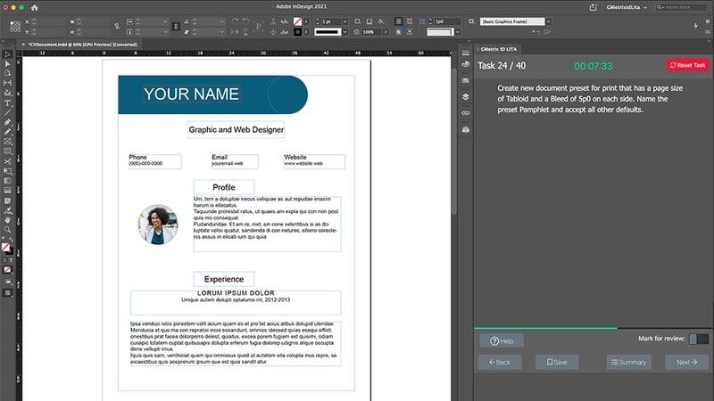 Become InDesign Certified - Adobe Certified Professional