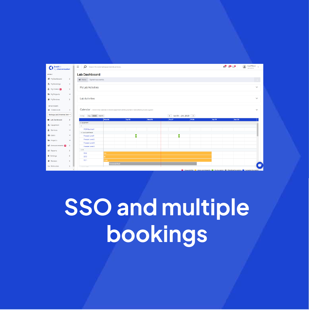 lab booking system