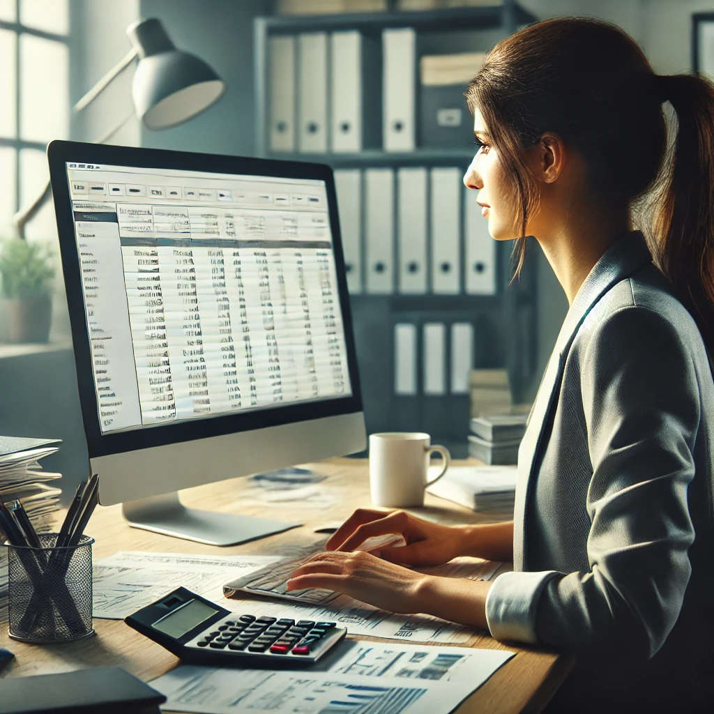 syncing stripe data to quickbooks online woman accounting